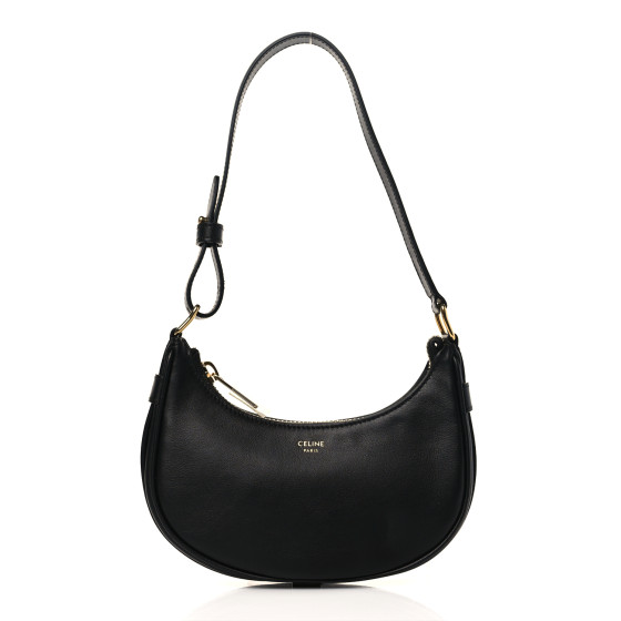 CELINE Smooth Calfskin Ava Shoulder Bag Black