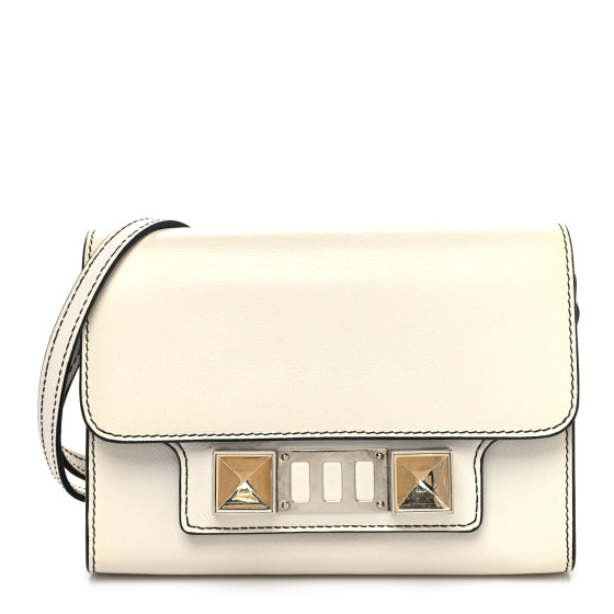PROENZA SCHOULER Calfskin PS11 Wallet With Strap White