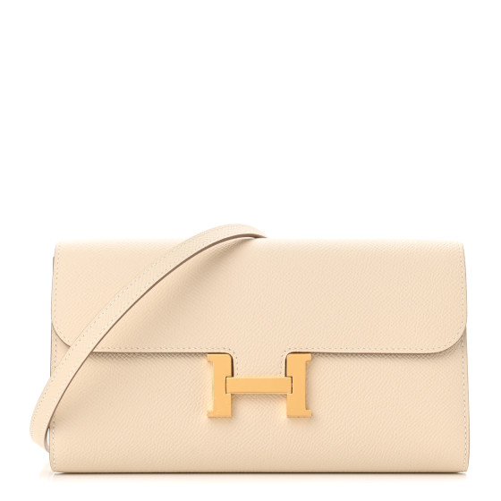 HERMES Epsom Constance Long To Go Wallet Craie