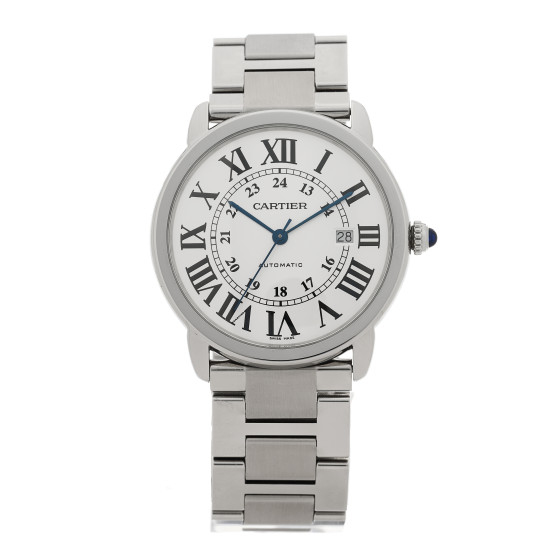 CARTIER Stainless Steel 42mm Ronde Solo Automatic Watch