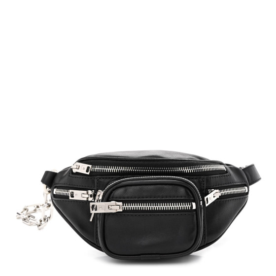 ALEXANDER WANG Lambskin Mini Attica Belt Bag Black